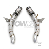 Ferrari 458 Speciale Full Exhaust System Valved Titanium RVS