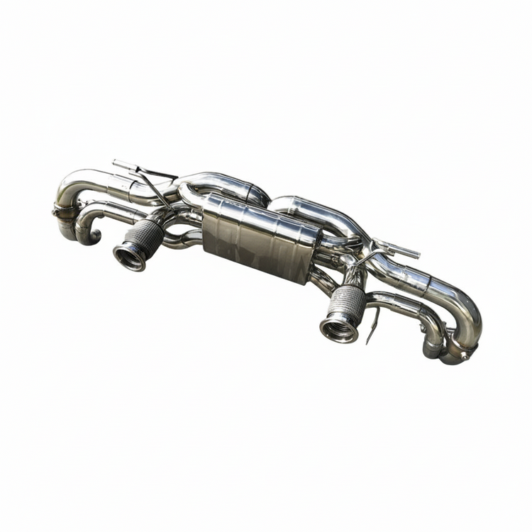 Audi R8 V10 Valved Axleback Exhaust RVS