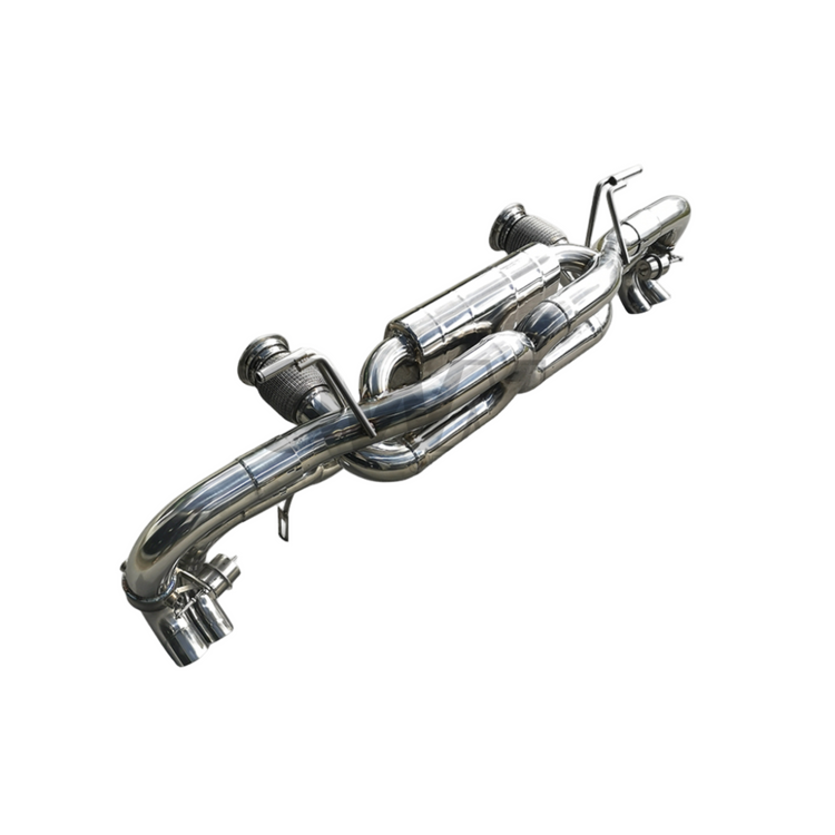 Audi R8 V10 Valved Axleback Exhaust RVS