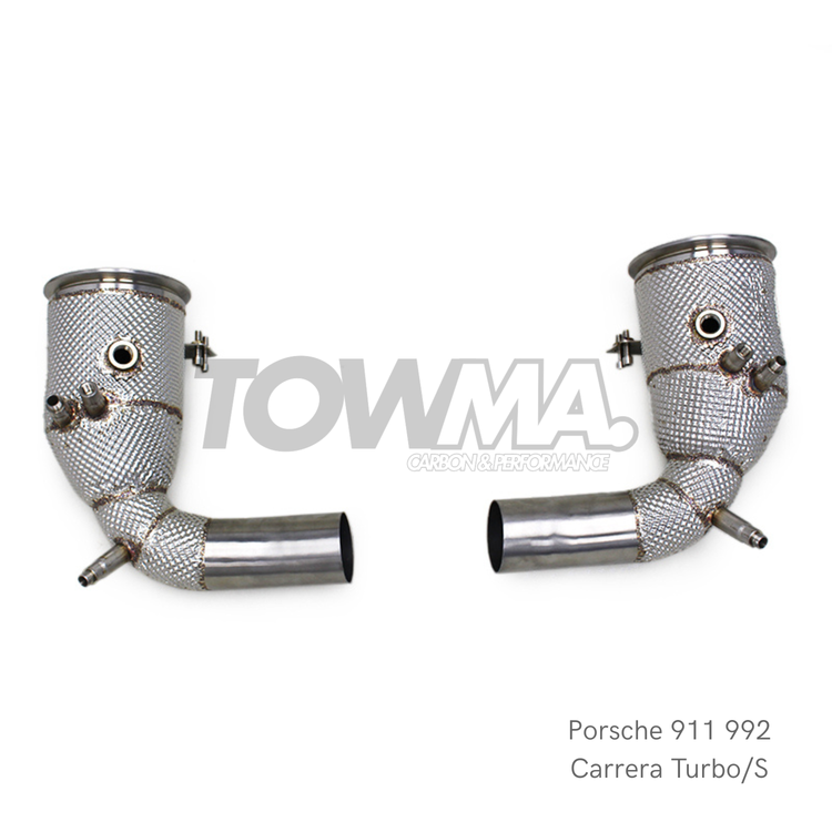 Porsche 911 992 Turbo S Downpipe Catless High-Flow
