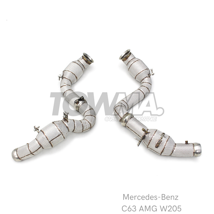Mercedes-Benz C63 C63 S W205 Downpipe Catless High-Flow 4.0 V8