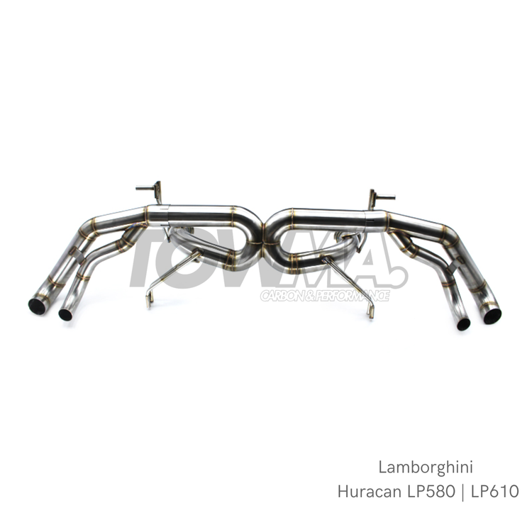 Lamborghini Huracán LP580 LP610 Catback Exhaust Valved RVS