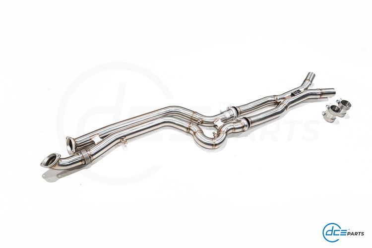 DCE Parts BMW S58 G80/G81 M3 G82/G83 M4 High Flow Equal Length X-Pipe Midpipe