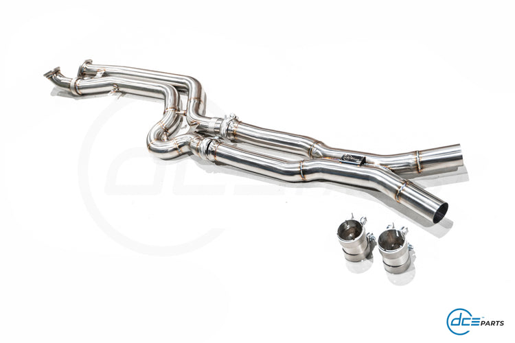 DCE Parts BMW S58 G80/G81 M3 G82/G83 M4 High Flow Equal Length X-Pipe Midpipe