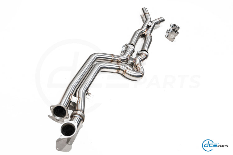 DCE Parts BMW S58 G80/G81 M3 G82/G83 M4 High Flow Equal Length X-Pipe Midpipe