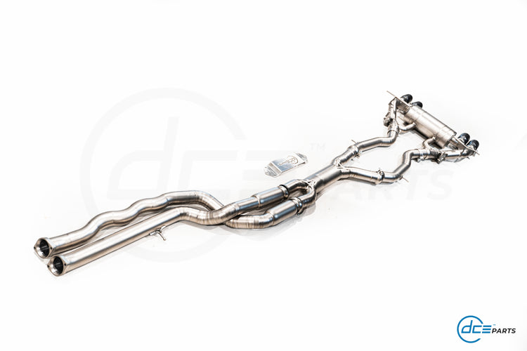 DCE Parts BMW F87 M2 Competition S55 Hybrid Catback Uitlaatsysteem met Kleppen