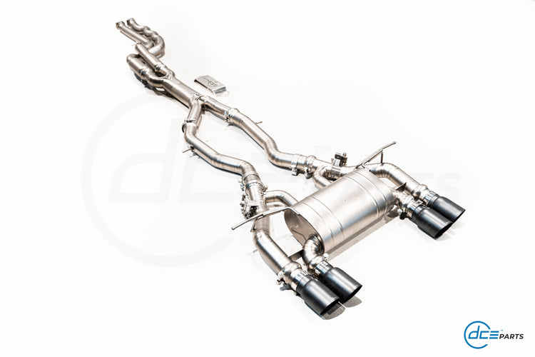 DCE Parts BMW F87 M2 Competition S55 Hybrid Catback Uitlaatsysteem met Kleppen