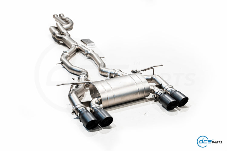 DCE Parts BMW F87 M2 Competition S55 Hybrid Catback Uitlaatsysteem met Kleppen