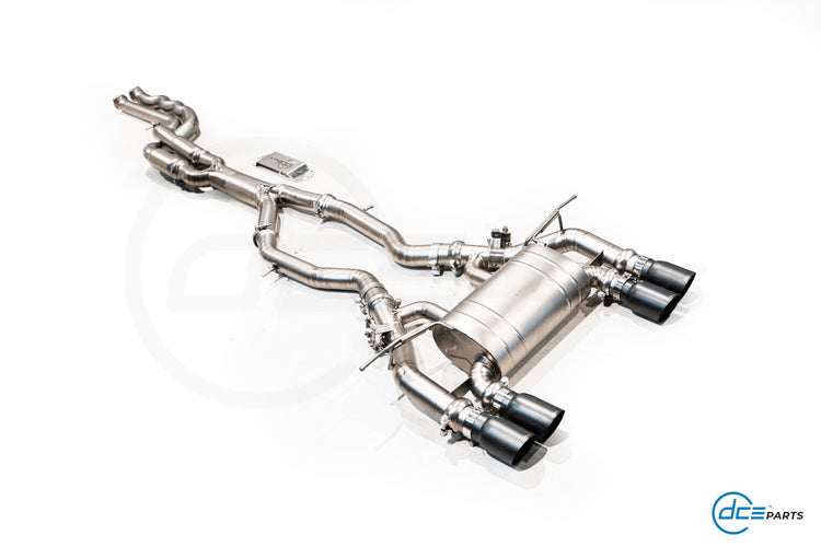DCE Parts BMW F87 M2 Competition S55 Hybrid Catback Uitlaatsysteem met Kleppen