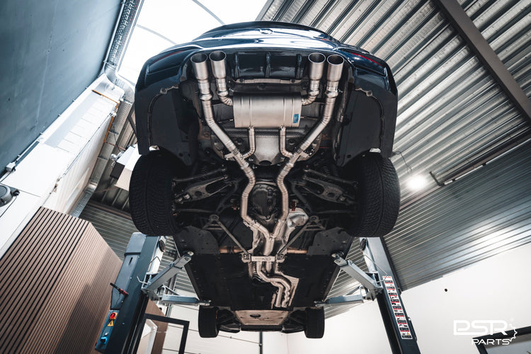 DCE Parts BMW F87 M2 Competition S55 Hybrid Catback Uitlaatsysteem met Kleppen