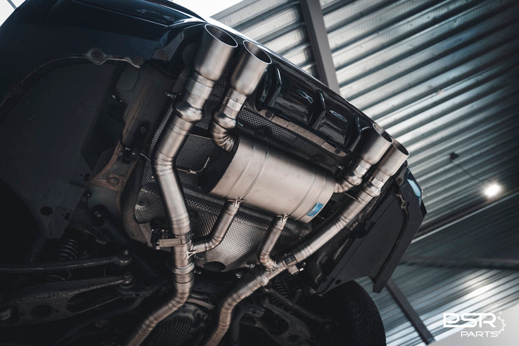 DCE Parts BMW F87 M2 Competition S55 Hybrid Catback Uitlaatsysteem met Kleppen