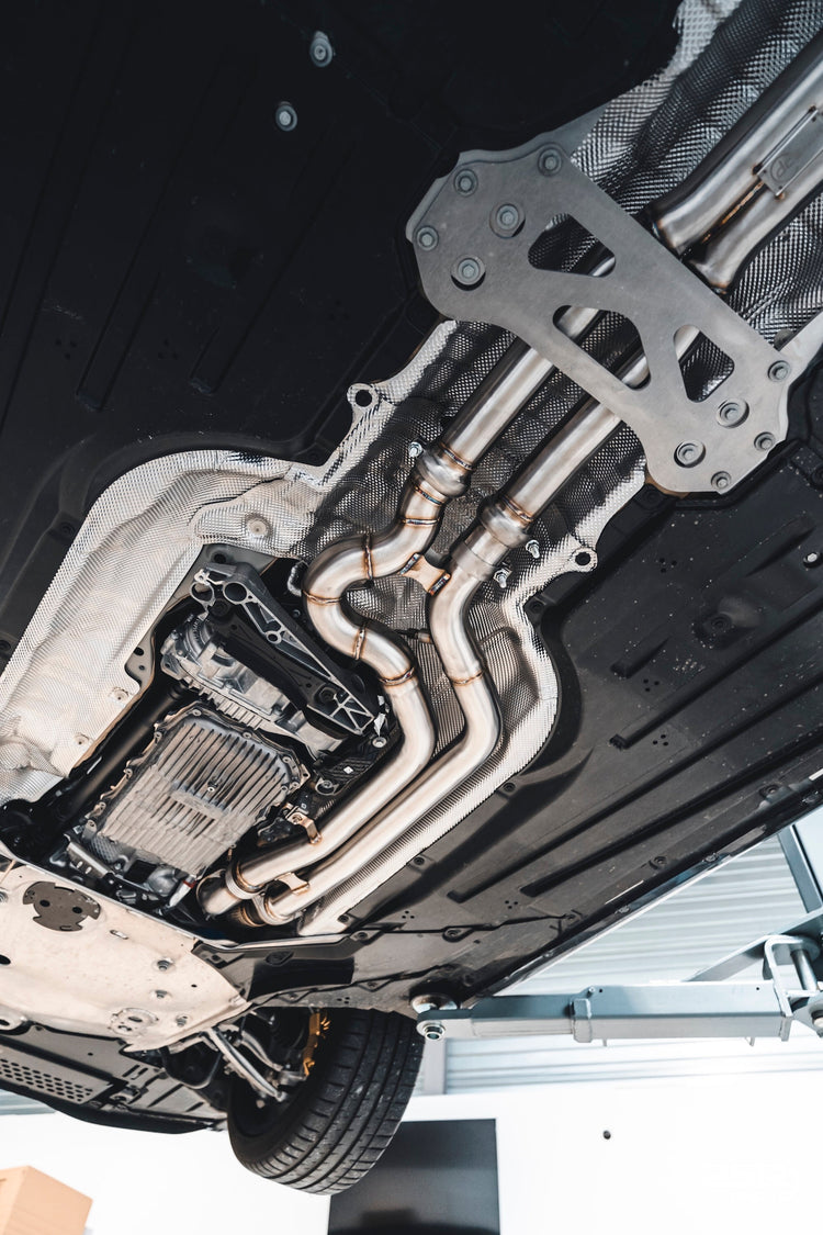 DCE Parts BMW S58 G80/G81 M3 G82/G83 M4 High Flow Equal Length X-Pipe Midpipe