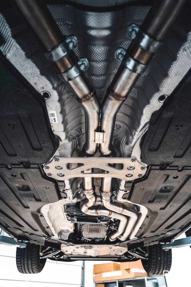 DCE Parts BMW S58 G80/G81 M3 G82/G83 M4 High Flow Equal Length X-Pipe Midpipe