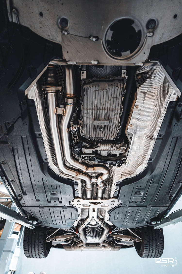 DCE Parts BMW S58 G80/G81 M3 G82/G83 M4 High Flow Equal Length X-Pipe Midpipe