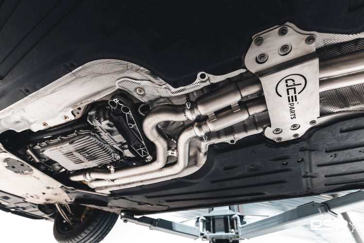 DCE Parts BMW S58 G80/G81 M3 G82/G83 M4 High Flow Equal Length X-Pipe Midpipe
