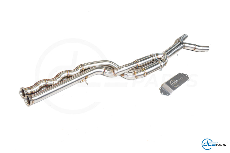 DCE Parts BMW F87 M2 Competition S55 Hybrid Catback Uitlaatsysteem met Kleppen