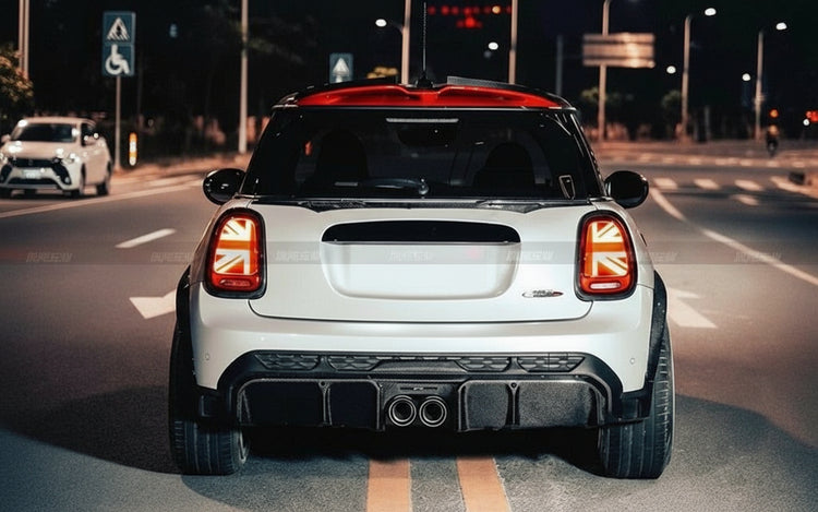 MINI F55/F56 JCW Rear Lip Carbon Fiber - YISO Design 2022