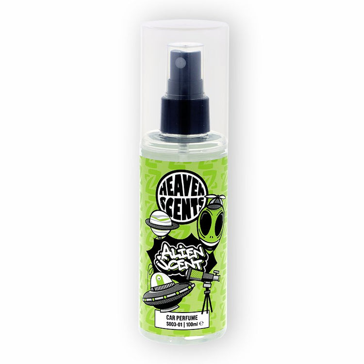 Alien Scent autoparfum met citrus en wit bloemenboeket