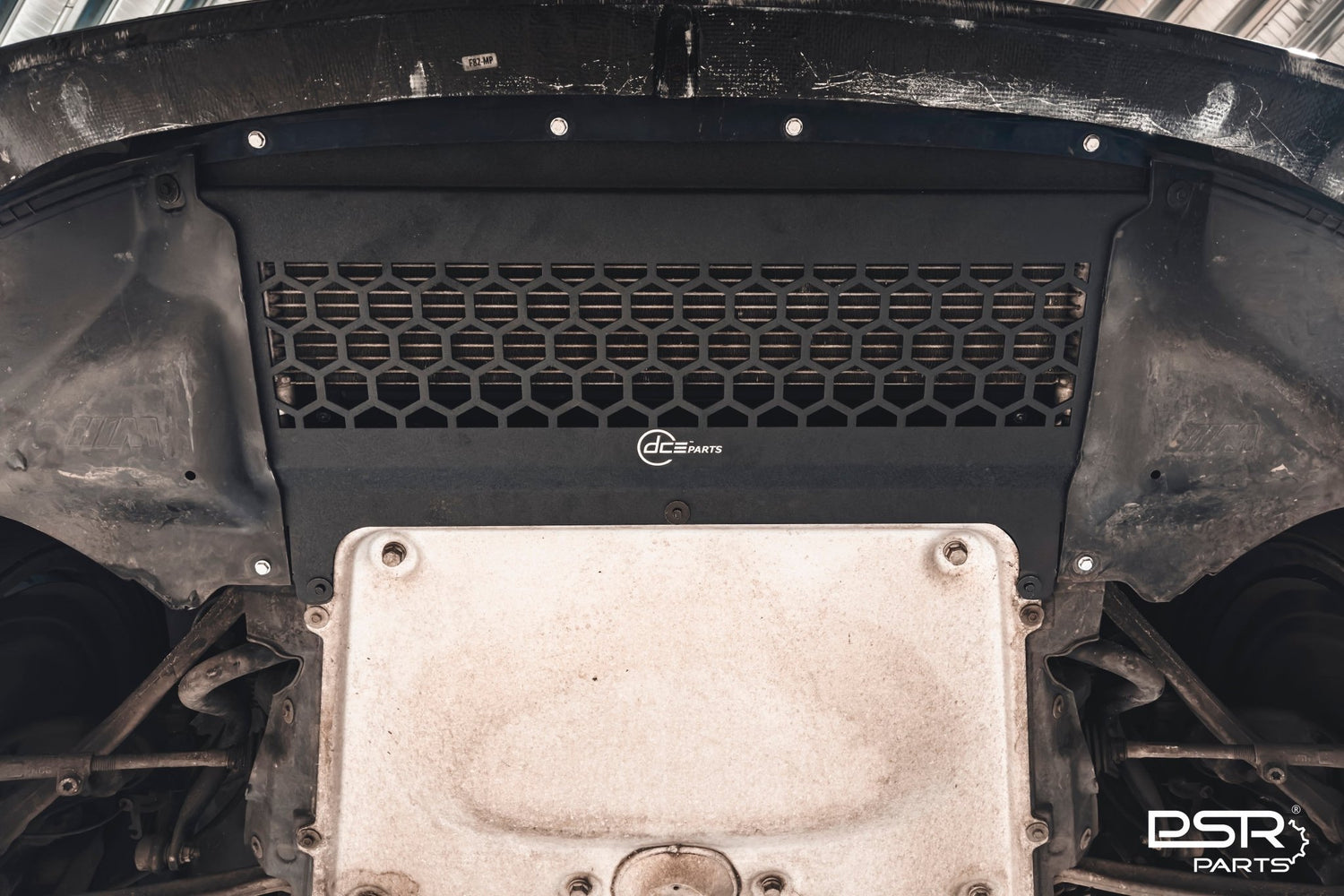 Aluminium Skid Plate BMW F80 M3 F82 F83 M4 Oil Cooler Guard by DCE Parts - Unique Domestic Automotive