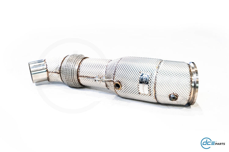 DCE Parts - 5.2 Inch B58 Downpipe - F & G Chassis - BMW M140i, M240i, 340i, 440i, 540i, 640i, 740i & XDRIVE - (Slip On Clamp Type - Non - OPF / F - Series OPF) - Unique Domestic Automotive