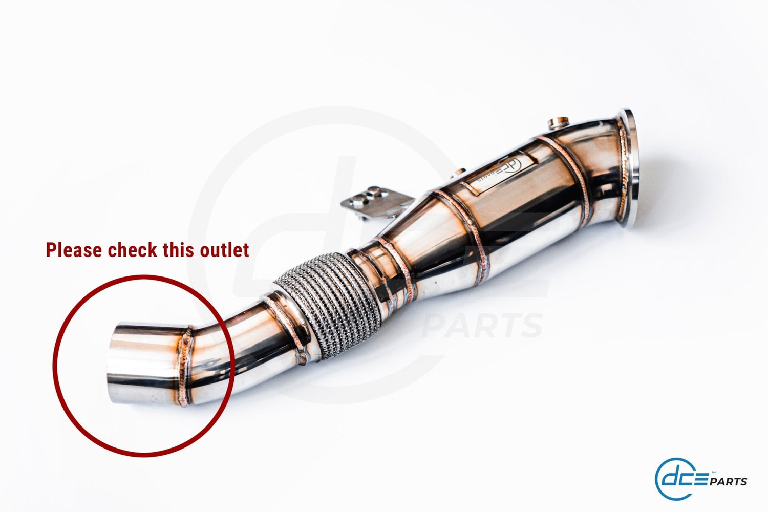 DCE Parts - 5.2 Inch B58 Downpipe - F & G Chassis - BMW M140i, M240i, 340i, 440i, 540i, 640i, 740i & XDRIVE - (Slip On Clamp Type - Non - OPF / F - Series OPF) - Unique Domestic Automotive