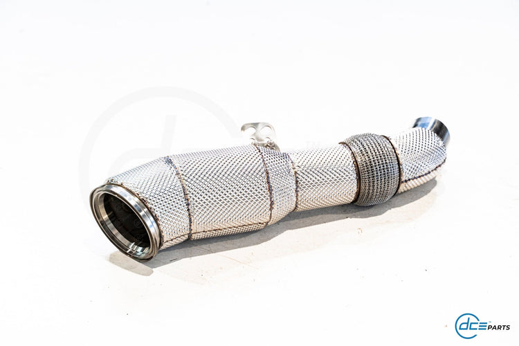 DCE Parts - 5.2 Inch B58 Downpipe - F & G Chassis - BMW M140i, M240i, 340i, 440i, 540i, 640i, 740i & XDRIVE - (Slip On Clamp Type - Non - OPF / F - Series OPF) - Unique Domestic Automotive