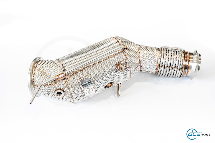 DCE Parts - B48 Downpipe - F & G Chassis - BMW 120I, 125I, 220I, 230I, 320I, 330E, 330I, 420I, 430I, 520I, 530I, 530E, 630I, 730I, 740E, X3 X4 20I 30I & XDRIVE, Supra A90 B48 - (OPF & V - Band Flange Type) - Unique Domestic Automotive