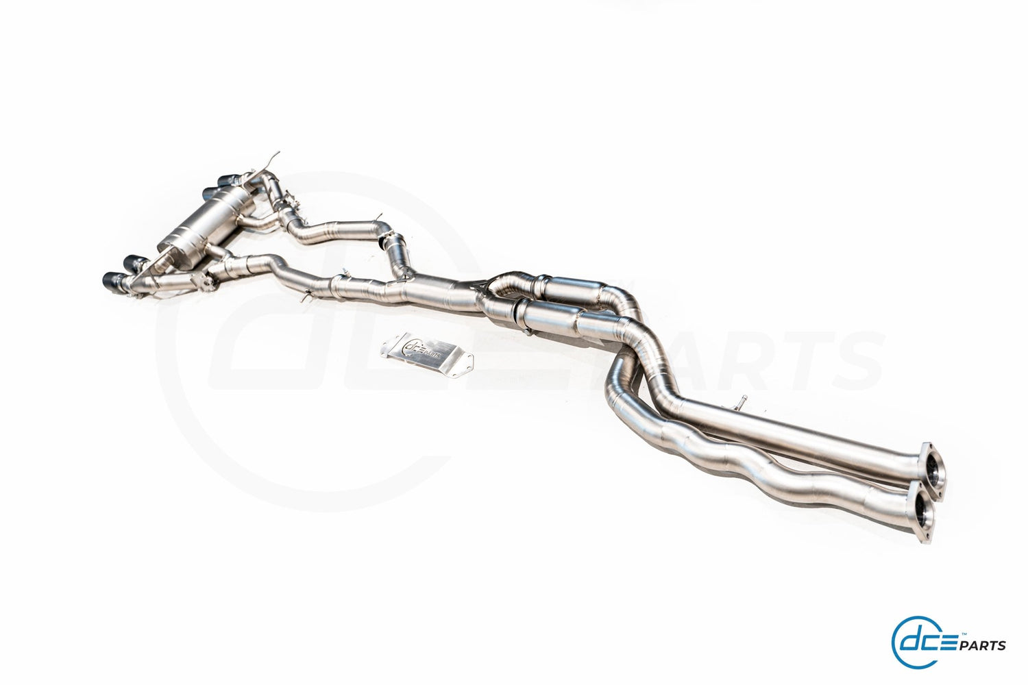 DCE Parts BMW F87 M2 Competition S55 Hybrid Catback Uitlaatsysteem met Kleppen - Unique Domestic Automotive