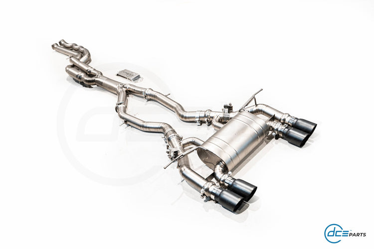 DCE Parts BMW F87 M2 Competition S55 Hybrid Catback Uitlaatsysteem met Kleppen - Unique Domestic Automotive