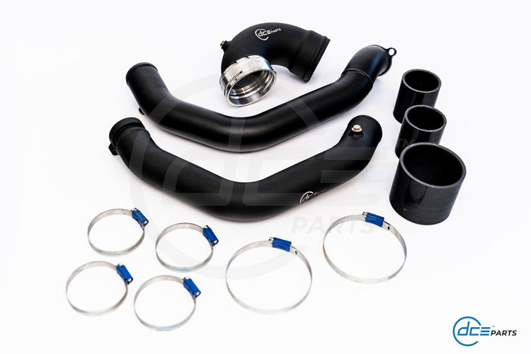 DCE Parts - BMW S55 Charge Pipe + Boost Pipe Kit - BMW M2 F87 / M3 F80 / M4 F82 F83 - Unique Domestic Automotive