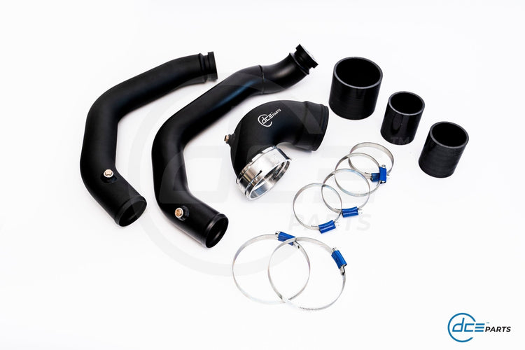 DCE Parts - BMW S55 Charge Pipe + Boost Pipe Kit - BMW M2 F87 / M3 F80 / M4 F82 F83 - Unique Domestic Automotive