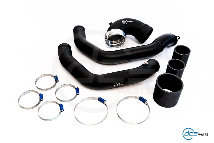 DCE Parts - BMW S55 Charge Pipe + Boost Pipe Kit - BMW M2 F87 / M3 F80 / M4 F82 F83 - Unique Domestic Automotive