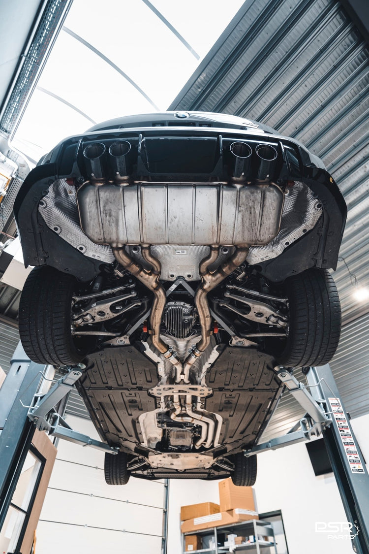 DCE Parts BMW S58 G80/G81 M3 G82/G83 M4 High Flow Equal Length X - Pipe Midpipe - Unique Domestic Automotive