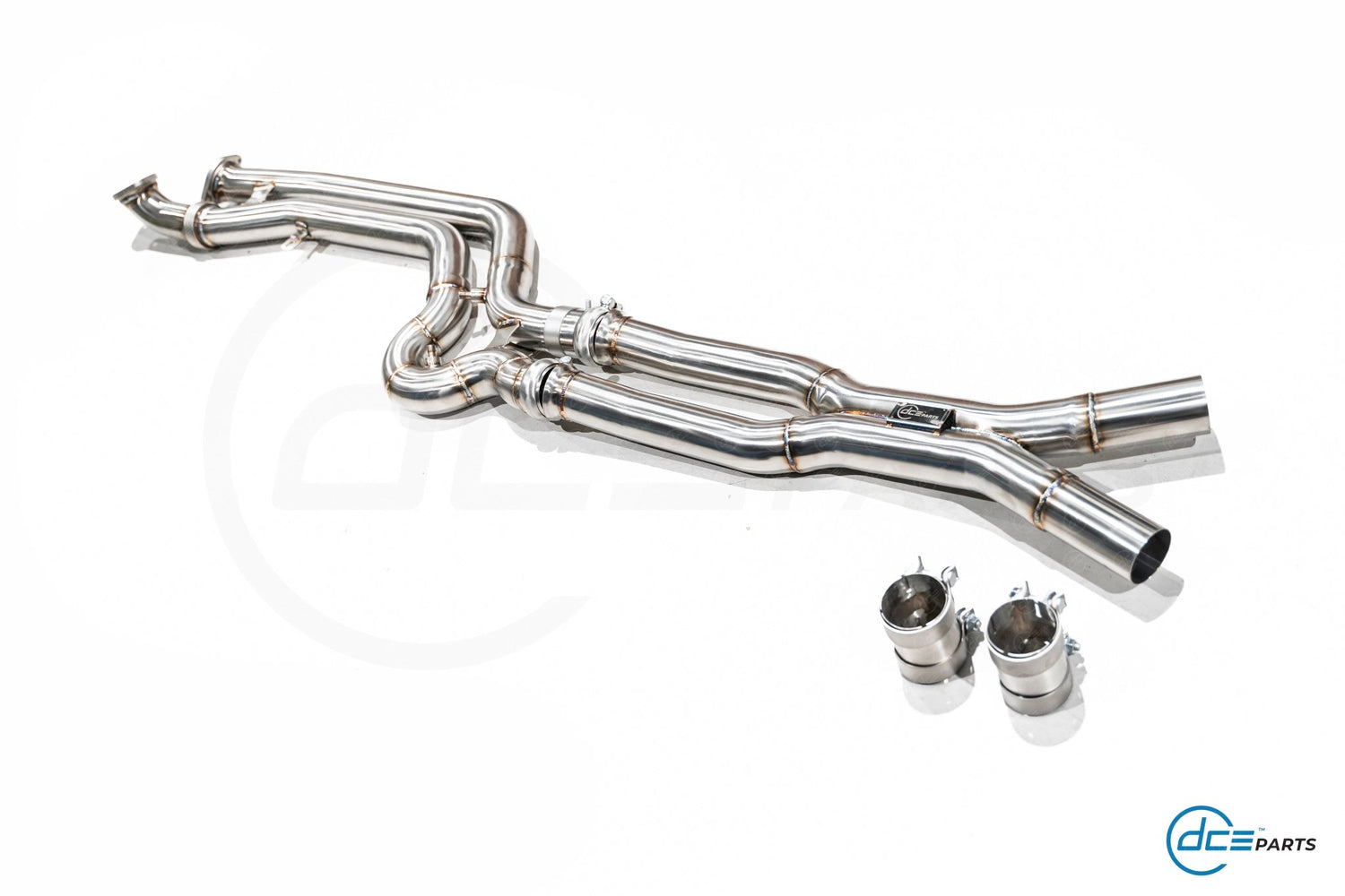DCE Parts BMW S58 G80/G81 M3 G82/G83 M4 High Flow Equal Length X - Pipe Midpipe - Unique Domestic Automotive