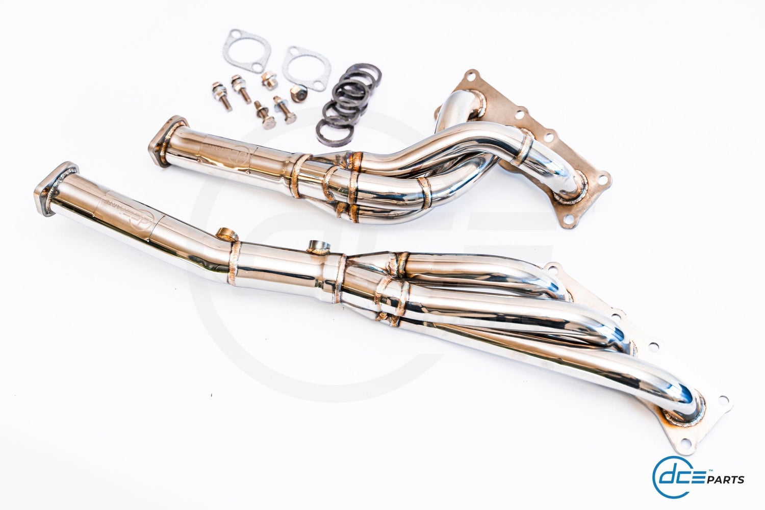 DCE Parts - EURO Spec Catless Race Headers for BMW N52 N53 128i 325i 328i 330i X1 E84 E81 X5 E70 E82 E87 E88 E90 E91 E92 E93 - Unique Domestic Automotive