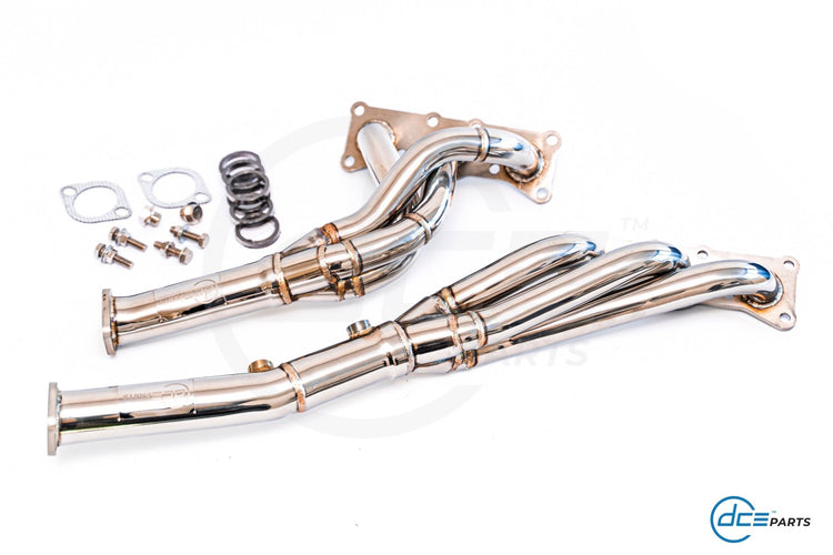 DCE Parts - EURO Spec Catless Race Headers for BMW N52 N53 128i 325i 328i 330i X1 E84 E81 X5 E70 E82 E87 E88 E90 E91 E92 E93 - Unique Domestic Automotive