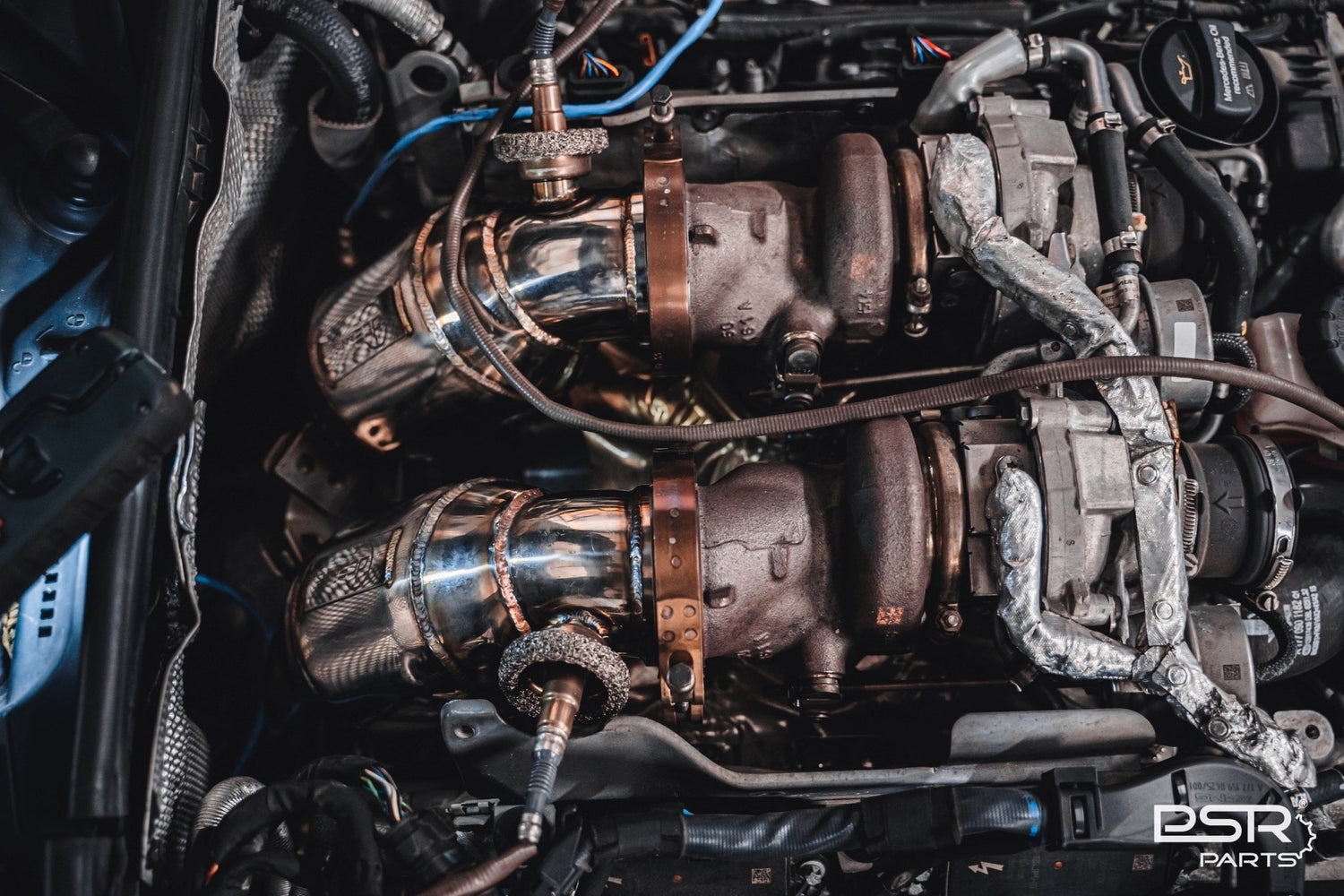 DCE Parts - Mercedes - Benz W205 C63 AMG 4.0L Catless / High Flow Cat Downpipe - Unique Domestic Automotive