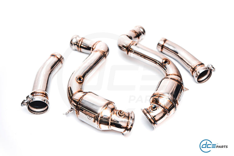 DCE Parts - Mercedes - Benz W205 C63 AMG 4.0L Catless / High Flow Cat Downpipe - Unique Domestic Automotive