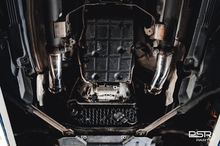 DCE Parts - Mercedes - Benz W205 C63 AMG 4.0L Catless / High Flow Cat Downpipe - Unique Domestic Automotive