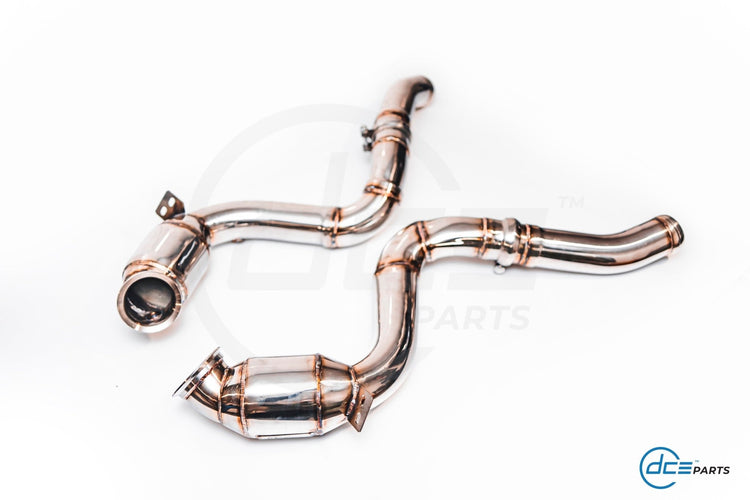 DCE Parts - Mercedes - Benz W205 C63 AMG 4.0L Catless / High Flow Cat Downpipe - Unique Domestic Automotive