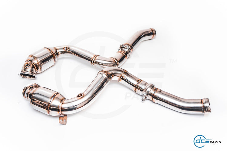 DCE Parts - Mercedes - Benz W205 C63 AMG 4.0L Catless / High Flow Cat Downpipe - Unique Domestic Automotive