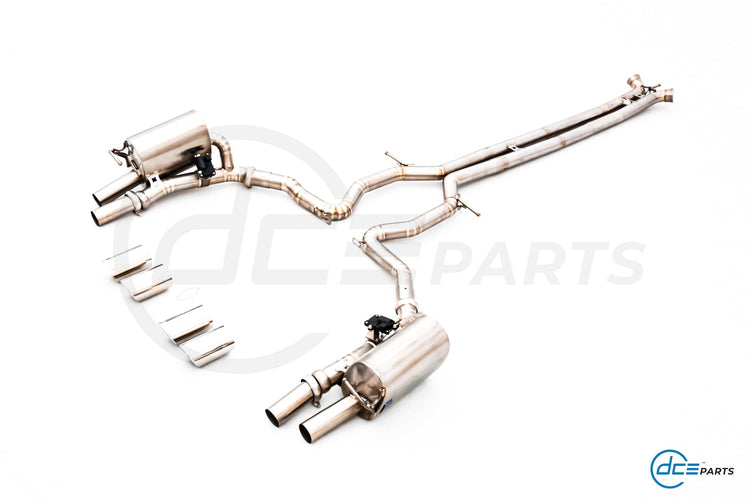 DCE Parts Porsche 971 Panamera 2.9T 4/4S/E - Hybrid Catback Valvetronic Uitlaatsysteem RVS - Unique Domestic Automotive