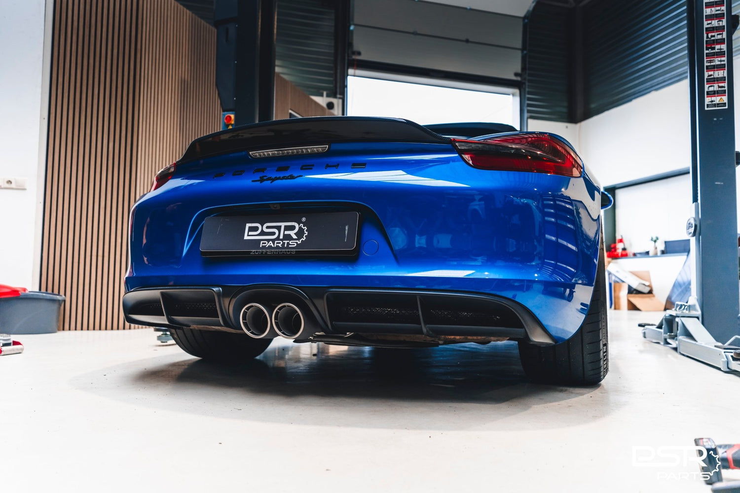 DCE Parts - Porsche 981 Cayman & Boxster 2.7/3.4/3.8 GT4 / Spyder X - Pipe Titanium Style - Unique Domestic Automotive