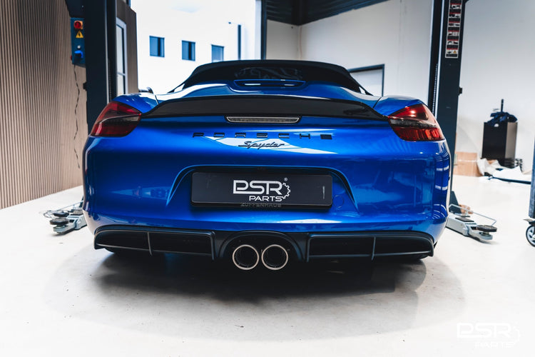 DCE Parts - Porsche 981 Cayman & Boxster 2.7/3.4/3.8 GT4 / Spyder X - Pipe Titanium Style - Unique Domestic Automotive