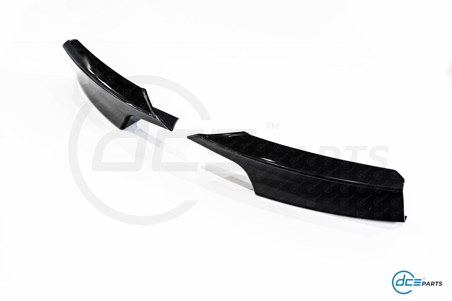 DCE Parts - Splitter Flaps for M - Sport Front Bumper BMW F30 F31 - Gloss Black - Unique Domestic Automotive
