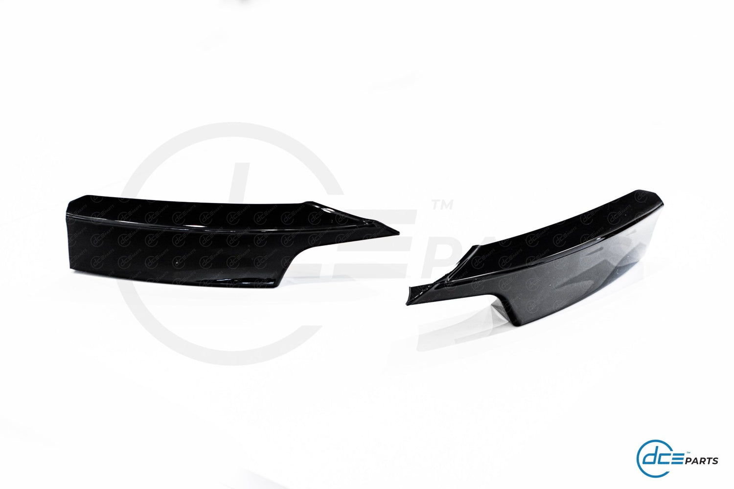DCE Parts - Splitter Flaps for M - Sport Front Bumper BMW F30 F31 - Gloss Black - Unique Domestic Automotive