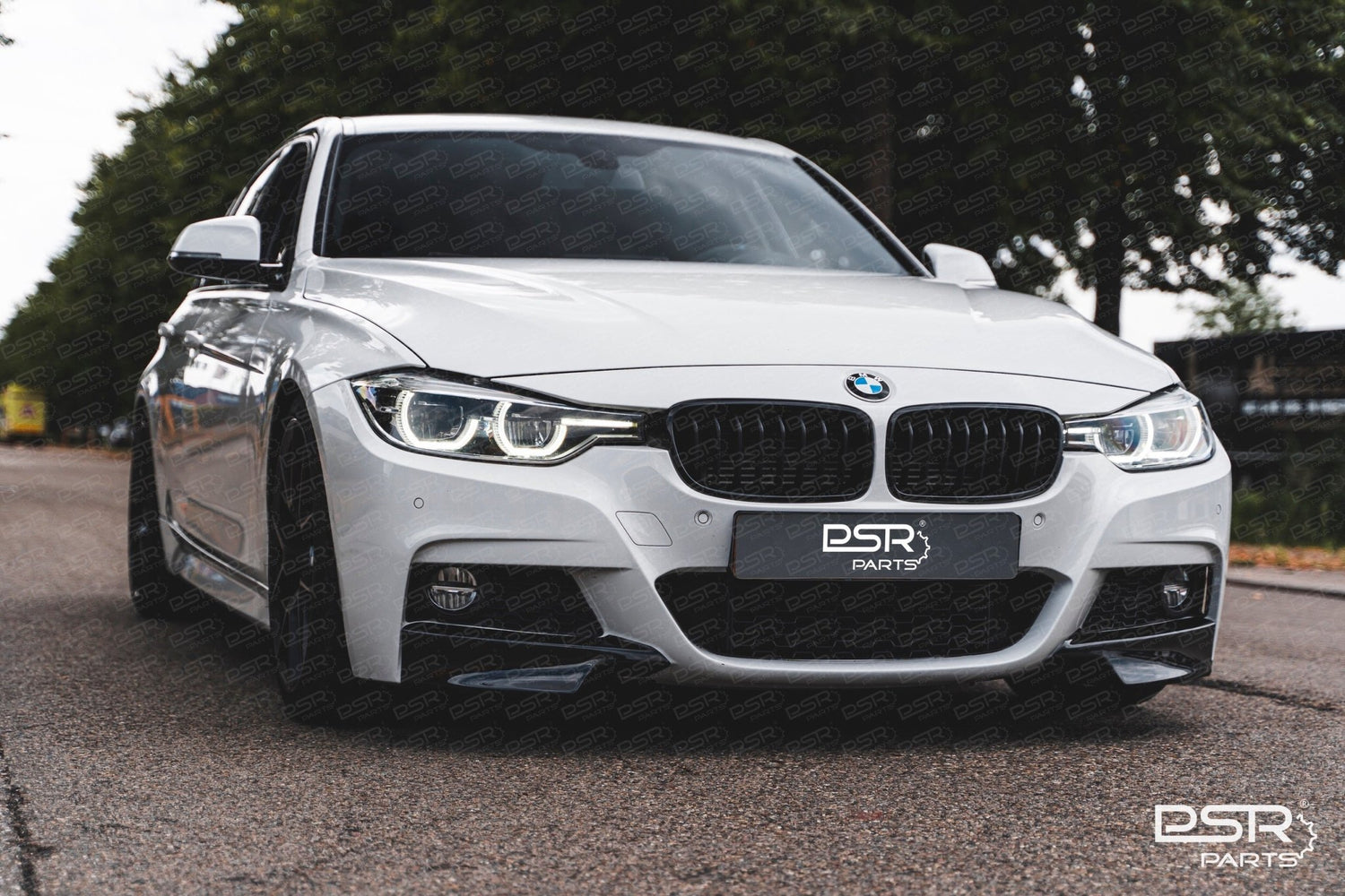 DCE Parts - Splitter Flaps for M - Sport Front Bumper BMW F30 F31 - Gloss Black - Unique Domestic Automotive
