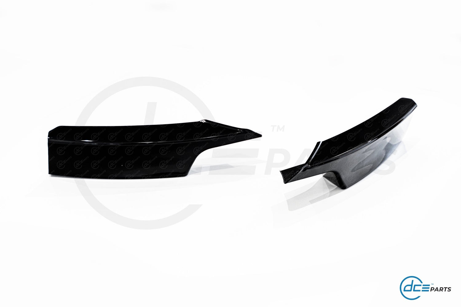 DCE Parts - Splitter Flaps for M - Sport Front Bumper BMW F30 F31 - Gloss Black - Unique Domestic Automotive