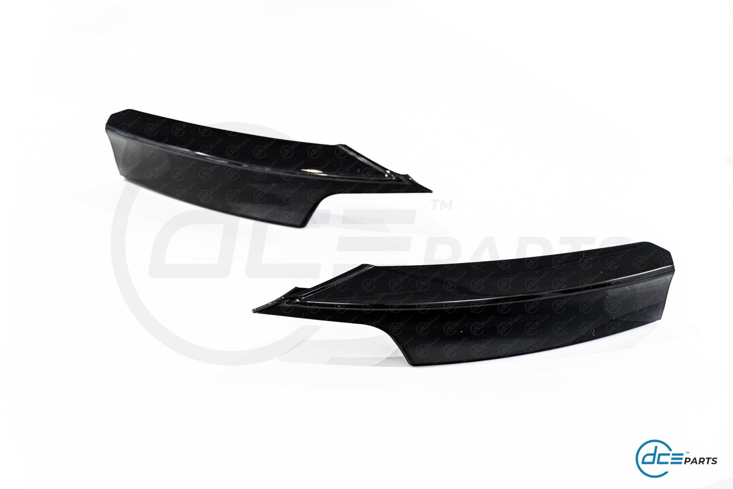 DCE Parts - Splitter Flaps for M - Sport Front Bumper BMW F30 F31 - Gloss Black - Unique Domestic Automotive
