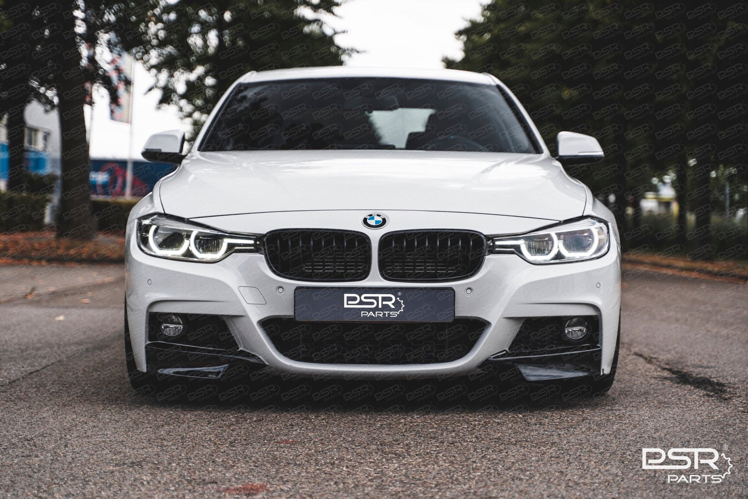 DCE Parts - Splitter Flaps for M - Sport Front Bumper BMW F30 F31 - Gloss Black - Unique Domestic Automotive